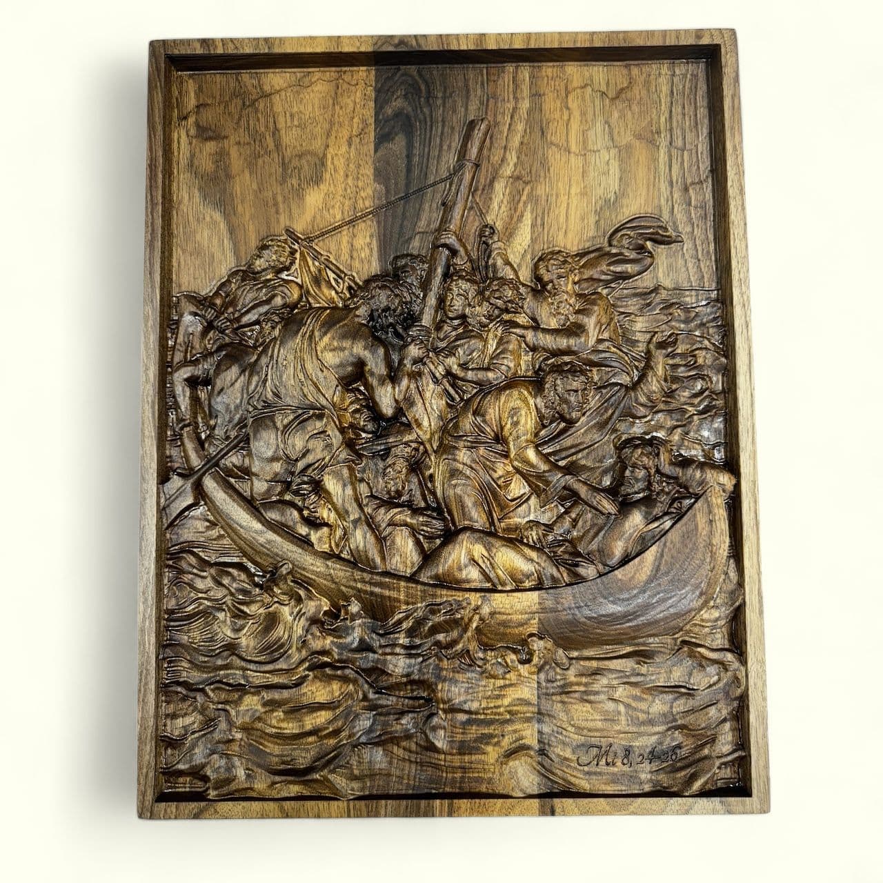 "Búrka na mori" 3D obraz